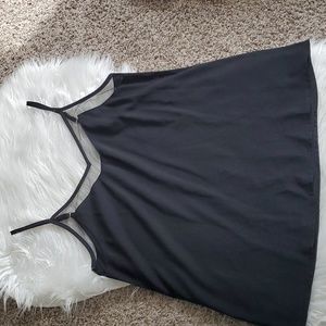 NWOT! Black tank top blouse!